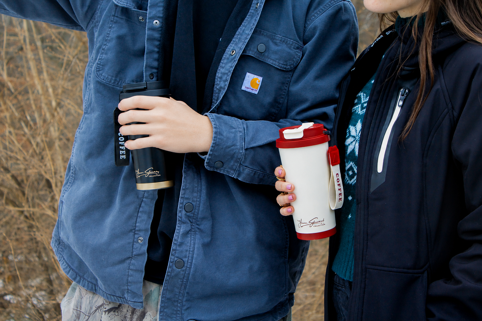 Aluminum Tumbler being shared